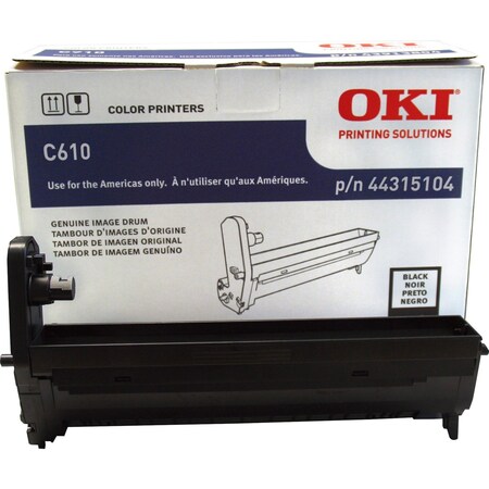 Oki C610 Black Drum For For C610Cdn, C610Dn, C610Dtn, C610N, C610N Pen 44315104